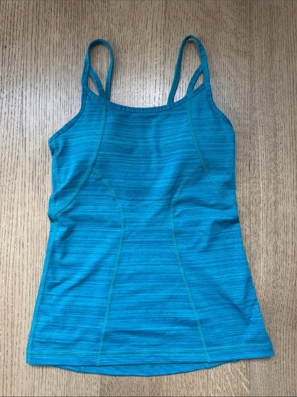 Zella Teal Strappy Tank Top